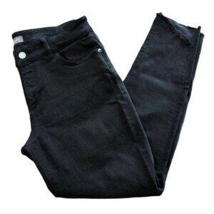 DL1961 Amanda Lowrise Skinny Riker Black Jeans 30